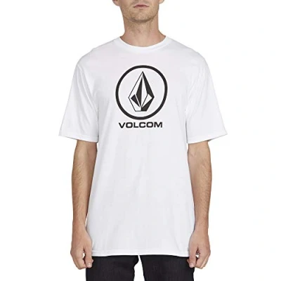Image of Volcom Men&#039;s Crisp Stone Short Sleeve Tee T Shirt, Black, XL