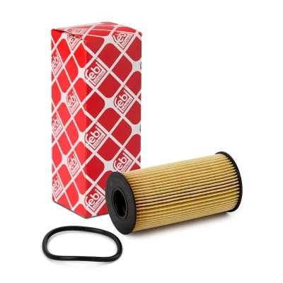 Image of 1520800Q2A, 1520900Q0J Oil Filter FEBI BILSTEIN 171346 with seal ring Insert RENAULT: Kadjar, Trafic 3 Pritsche/Fahrgestell,