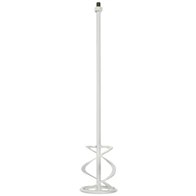 Image of kwb 497632 Concrete and Mortar Stirrer M14 for Drilling Machine, Colour Mixer with Size 120 x 590 mm, Stirring Rod Suitable containers of 10 15 litres, min. 700 Watt, Made in Germany, White