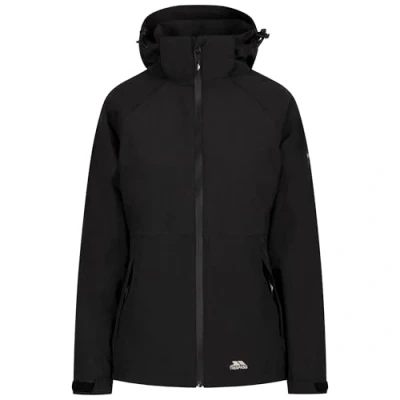 Image of Trespass Womens Waterproof Jacket Taffeta Lined Packaway Hood Tilbury
