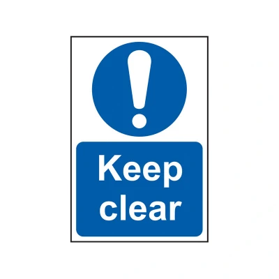 Image of Spectrum Industrial Keep Clear PVC (200 x 300mm)