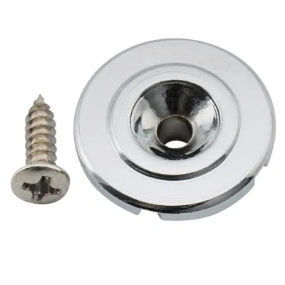 Image of Musiclily Pro Steel Vintage Round Bass String Guide Retainer Tree for Precision/Jazz Electric Bass, Chrome