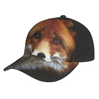 Image of Aseelo Fox Baseball Caps Unisex Adjustable Trucker Hat Dad Classic Casual Sports for Men Women