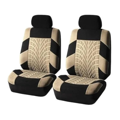 Image of VSESTCDPB For Volvo C30 C70 S40 S60 S80 S90 V40 V50 V60 XC40 XC60 XC70 XC90 Car Seat Covers Cushion Protector Cover(BEIGE,2Pcs)