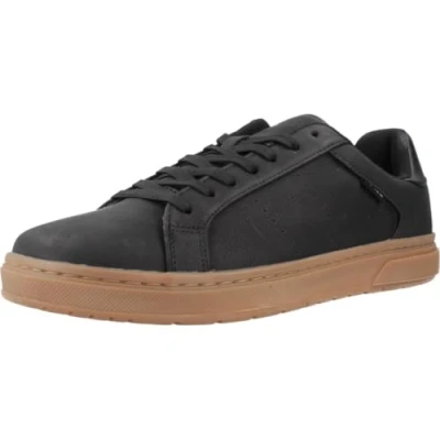Image of Levi&#039;s Piper Trainers, Men&#039;s, Size: 6, Regular black Pu