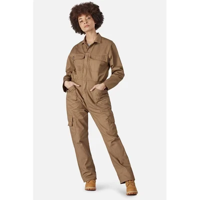 Image of Dickies, Women&#039;s, W EVERYDAY COVERALL, KHAKI, M