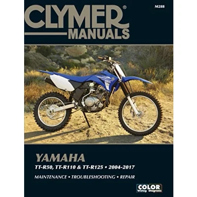 Image of Clymer Manuals Yamaha Tt r50, r110 &amp; r125, 2004 2017: Maintenance Troubleshooting Repair