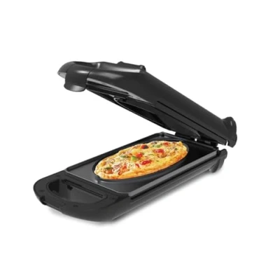 Image of 5 Minute CleverChef 700W Non Stick Multicooker Great for Steaks, Omelettes, Toasties, Pizzas &amp; Dessert Maker Free Drew&amp;Cole Recipe App Quick Meals Cool Touch Handle Auto Temp Sensor