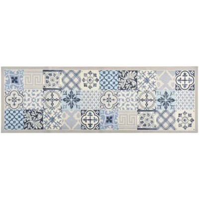 Image of vidaXL Kitchen Carpet Washable Mosaic 60x300 cm