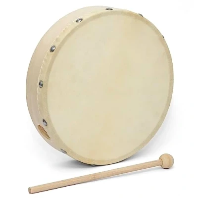 Image of World Rhythm HD 8 Hand Drum inch Pre tuned Frame Beater Included