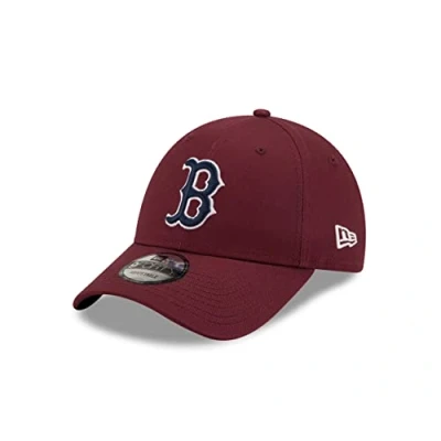 Image of New Era Boston Red Sox Cap MLB Fanartikel Baseball weinrot 9Forty verstellbar One Size
