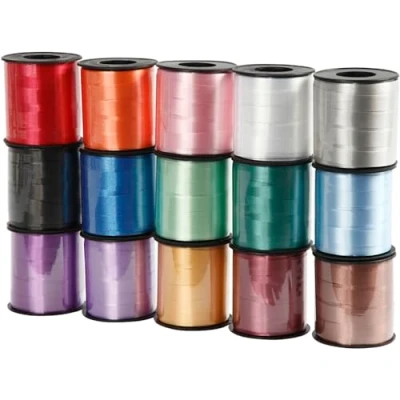 Image of Creativ 20231 Curling ribbon Assortment, W: 10 mm, asstd colours, glossy, 15x50m