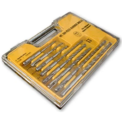 Image of Toolzone 8 Piece SDS Drills In Plastic Case