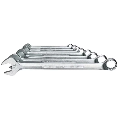 Image of GEDORE 8 pc. Combination Spanner set, AF 19 mm, Offset, Bi hex, UD profile, 1 B 080