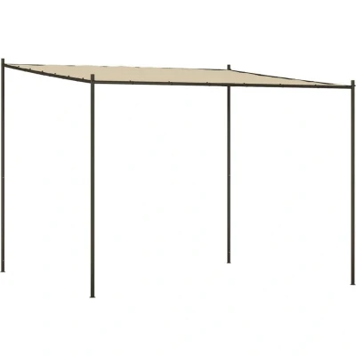 Image of vidaXL Gazebo Beige 3x3 m 180 g/m² Fabric and Steel