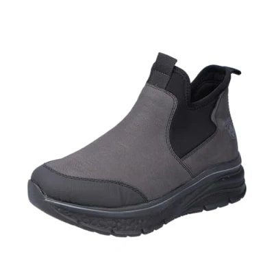 Image of Rieker Women&#039;s 48083 Chelsea Boot, Gray, 5 UK