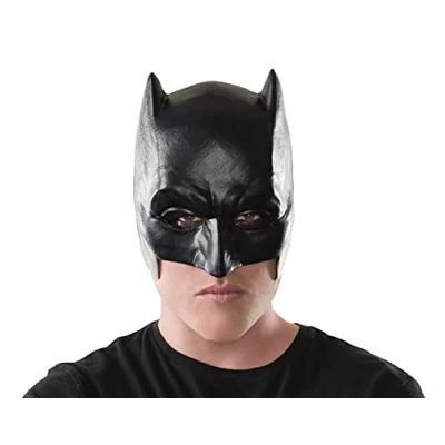 Image of Rubie&#039;s Official Batman Mask, Adult Costume One Size, Black Halloween