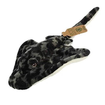 Image of Aurora, 35019, Eco Nation Stingray, 12In, Soft Toy, Black &amp; Grey, Medium