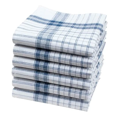 Image of Merrysquare Extra Large Handkerchiefs Leon Model 20&quot; x 6 units 100% cotton