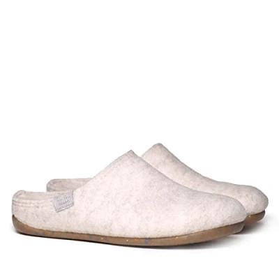 Image of Toni Pons Women&#039;s slippers in recycled felt MONA FR Ecru, 38 EU 5 UK