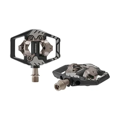 Image of SHIMANO DEORE XT PD M8120 SPD Pedal, Without Reflector, Includes Cleat, Black, One Size