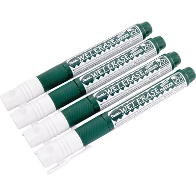 Image of Pentel Liquid Chalk Marker White (4 Pack)