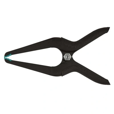 Image of wolfcraft Two 60 Pointed Spring clamps I 3431000 2 precision ideal for use around the home and in craft projects