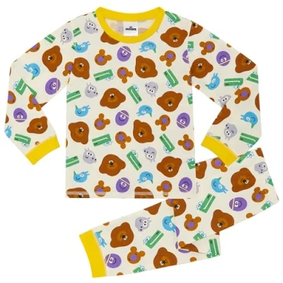 Image of Hey Duggee Unisex 100% BCI Cotton Long Pyjama Set 12 18 Months 86cm Multicolour