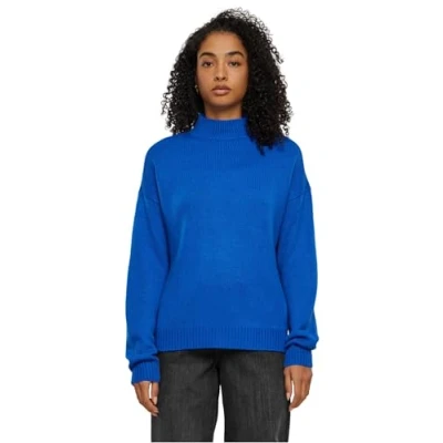 Image of Urban Classics Oversize Turtleneck Jumper, Women&#039;s, Size: XL, Bright blue