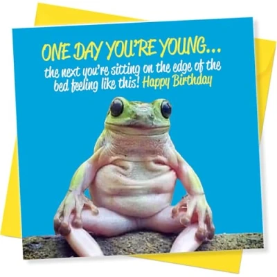 Image of Punkcards Birthday Cards for Men, Funny Brother Sister Uncle Card, Made in UK