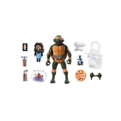 Image of NECA Michelangelo Cartoon Action Figure 18Cm