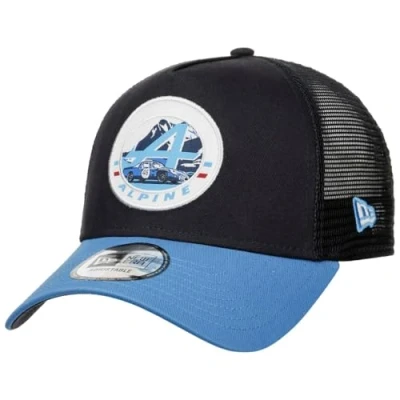 Image of New Era 9Forty LM Patch EF Trucker CapEra Baseball Cap (One Size Blue)