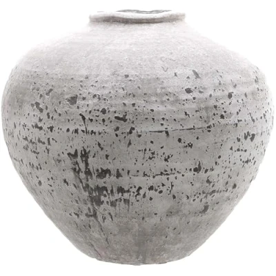 Image of Regola Large Vase Ceramic L35 x W35 H31 cm Stone