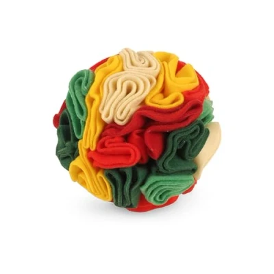 Image of Smart Garden Christmas Treat and Seek Snuffle Ball Hiding Toy, Sensory, Play, Learning Dog Toy Perfect Present for Dogs, Festive Gift