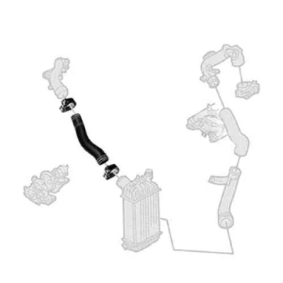 Image of 144631KC0A Turbocharger hose BORG &amp; BECK BTH1516 69mm AEM (Ethylene Acrylate Rubber) without clip NISSAN: Juke