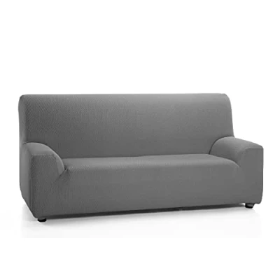 Image of Martina Home 3 Seat Sofa Elastic Cover, Tunis Model, from 180 to 240 cm, Color Grey