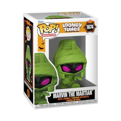Image of Funko Pop! Animation: LTH Marvin the Martian (Mummy​) Looney Tunes Collectable Vinyl Figure Gift Idea Official Merchandise Toys for Kids &amp; Adults TV Fans Model Collectors