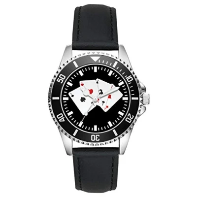 Image of KIESENBERG Gift for Cards Skat Poker Rommee Player Watch L 2202