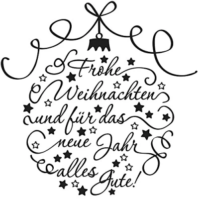 Image of RAYHER Wood Mounted Rubber Stamp for Card Making and Scrapbooking with Seasonal Design Phrase, 7x7cm, 28984000