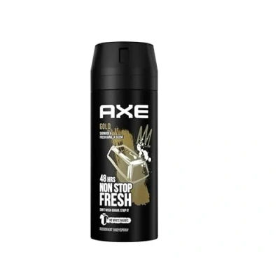 Image of Axe Body Spray Deodorant, 3 Pack, 150 ml each, Gold Oud Wood &amp; Dark Vanilla Scent