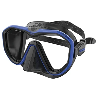 Image of SEAC Appeal, Made in Italy single lens diving mask with 3D buckle directly to the skirt