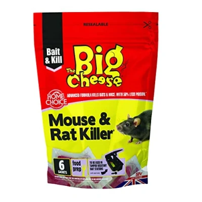 Image of The Big Cheese Mouse &amp; Rat Killer Pack Of 6 Pasta Sachets