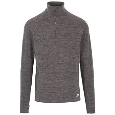 Image of Trespass Mens Active Half Zip Jumper Long Sleeve Reflective Printed Logo Harold