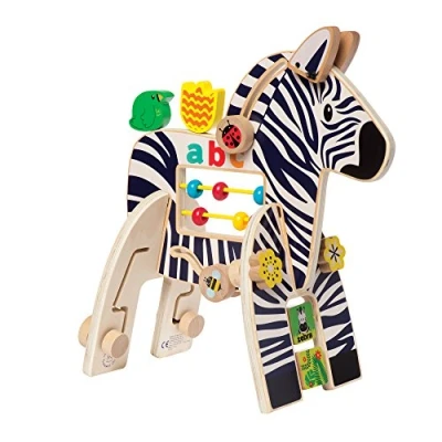 Image of Manhattan Toy Safari Zebra Wooden Toddler Activity