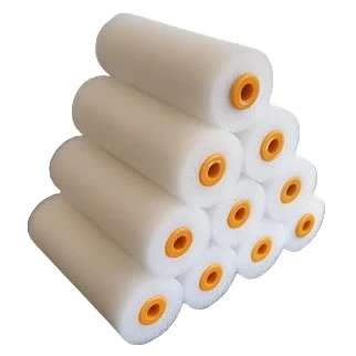 Image of Paint Roller Covers, 4&quot; Sleeves, DIY Covers for Rollers, Naps Brush, Home Painting, Nap Frame, Roller. (4&quot; Foam Rollers 10 Pack)