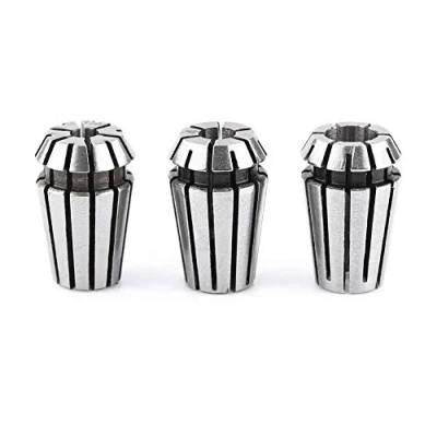 Image of ER11 CNC Collet, 3Pcs 1/8 inch (3.175mm) 4mm 6mm Spring Collet Workholding Engraving Milling Lathe Tool