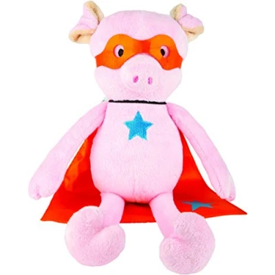 Image of Suki Gifts International Super Hero Pig Plush Toy