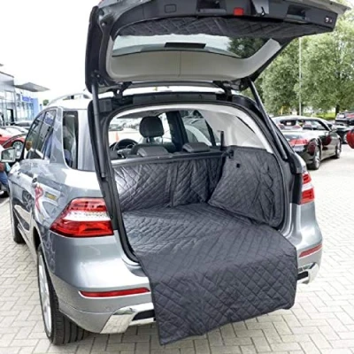 Image of UK Custom Covers QBL229B Tailored Waterproof Quilted Boot Liner Mat Black To Fit Mercedes Gle 2015 Onwards
