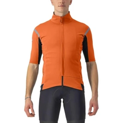 Image of CASTELLI 4522512 642 GABBA RoS 2 Jacket Men&#039;s POMPEIAN RED/BLACK REFLEX Size XL