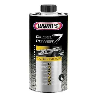 Image of Wynn&#039;s Diesel Power 7 Complete Action Fuel Additive Optimises Engine Performance 1L